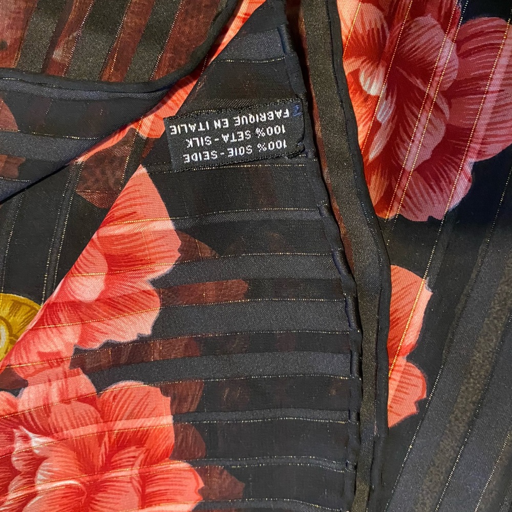 Chanel silk scarf